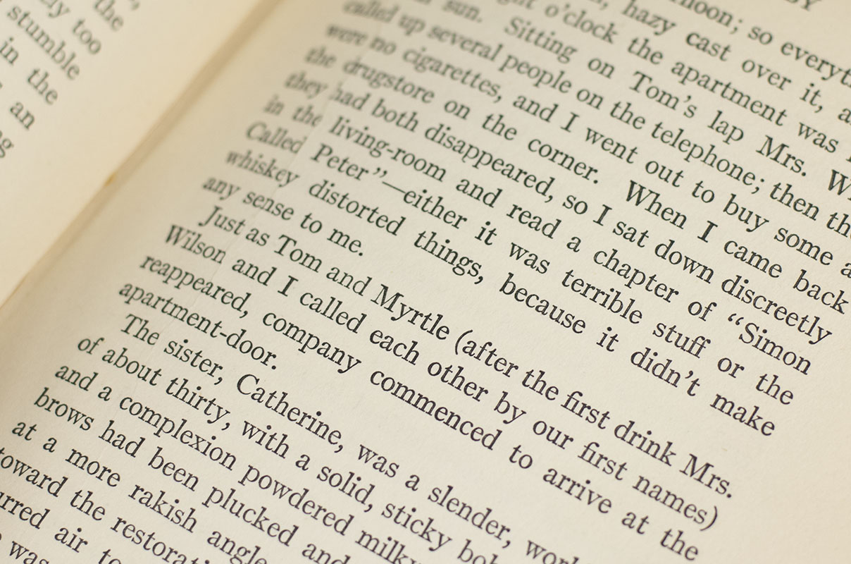The Great Gatsby.