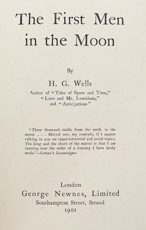 The First Men in the Moon.