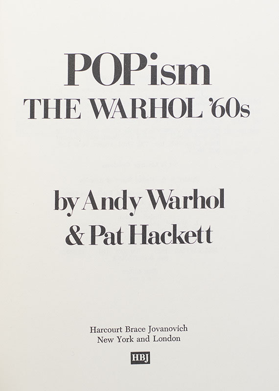 POPism: The Warhol '60s.