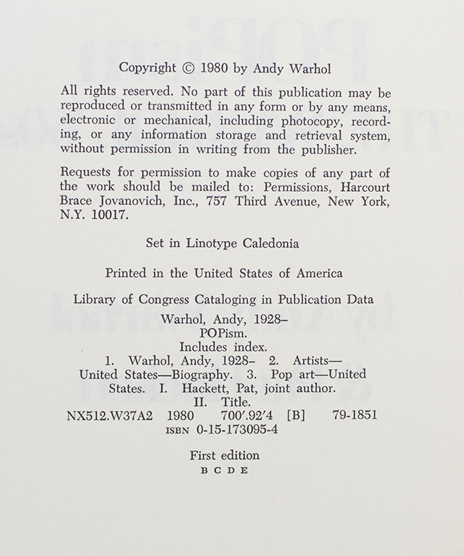 POPism: The Warhol '60s.