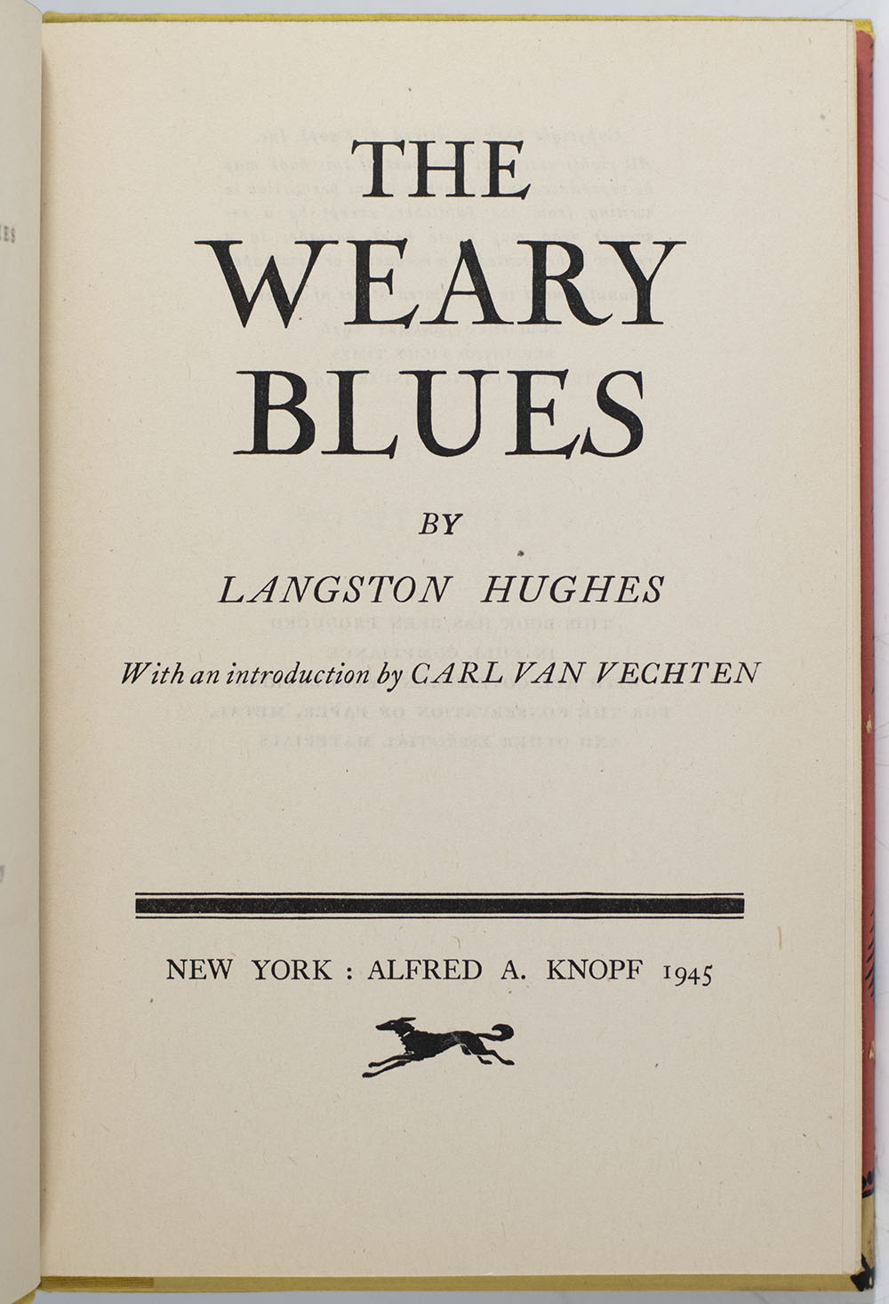 The Weary Blues.