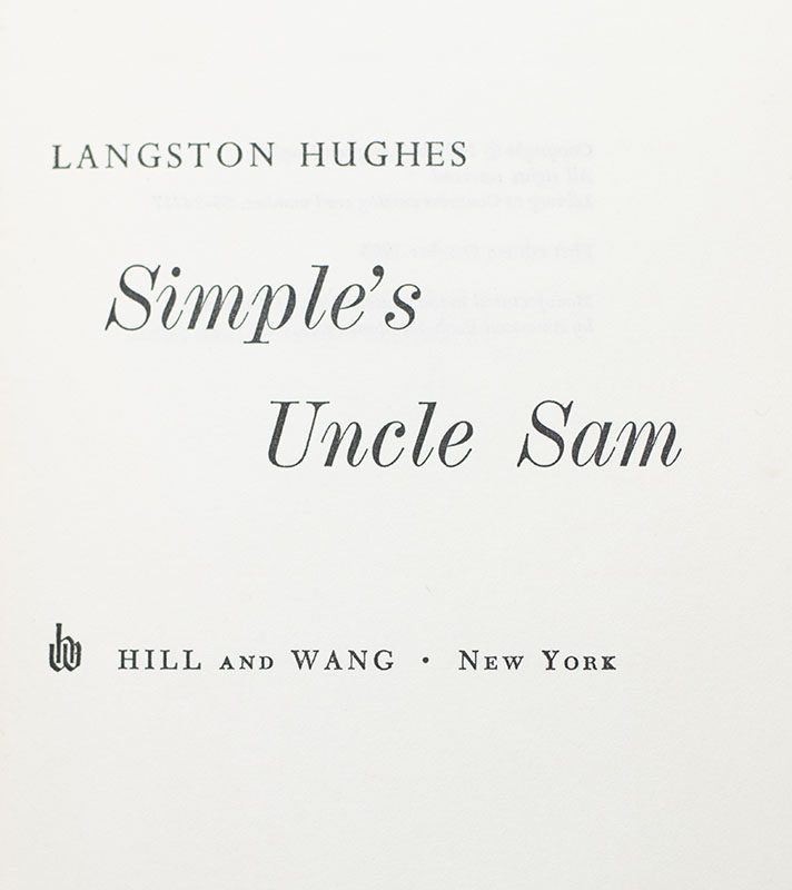 Simple's Uncle Sam.