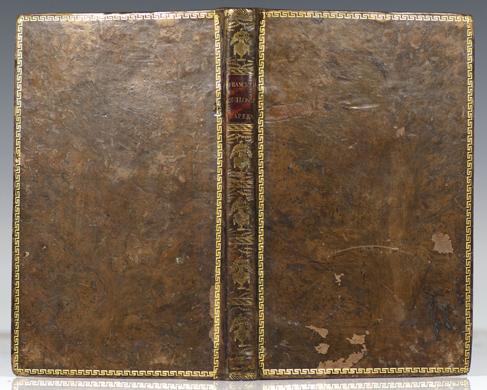 Philosophical and Miscellaneous Papers. Lately written by B. Franklin, LL. D. Fellow of the Royal Society of London; Member of the Royal Academy of Sciences at Paris; President of the American Philosophical Society at Philadelphia &c. &c.