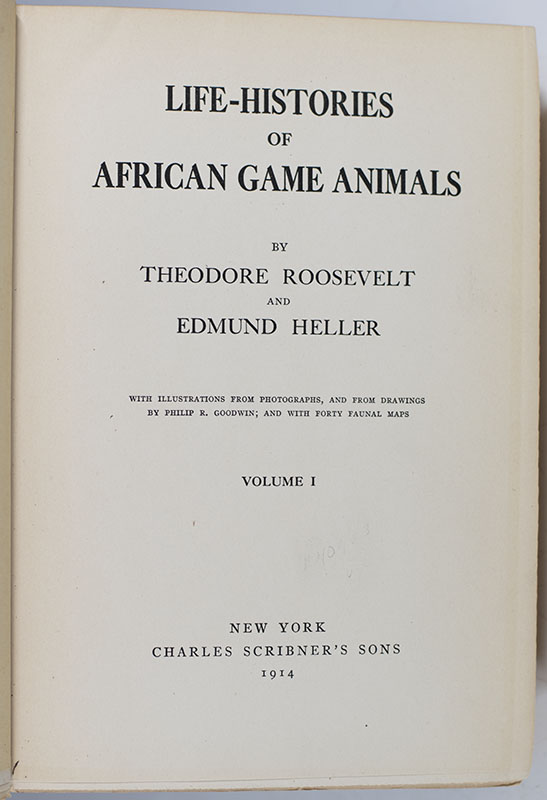 Life-Histories of African Game Animals.
