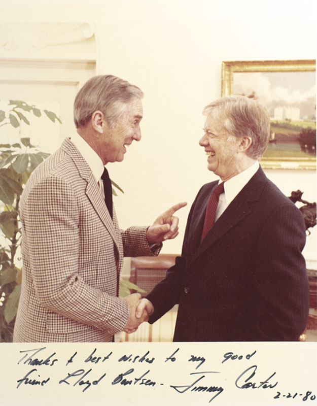 Lloyd Millard Bentsen Autograph Letter Archive.