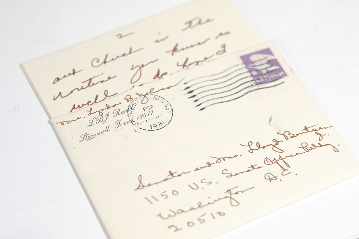 Lloyd Millard Bentsen Autograph Letter Archive.