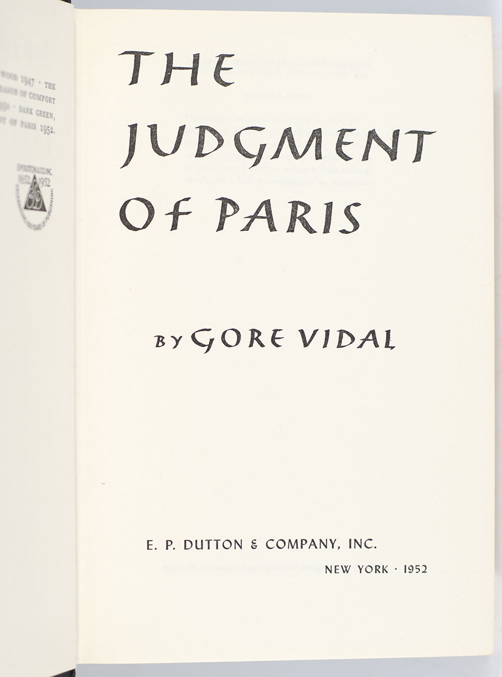 The Judgment of Paris.