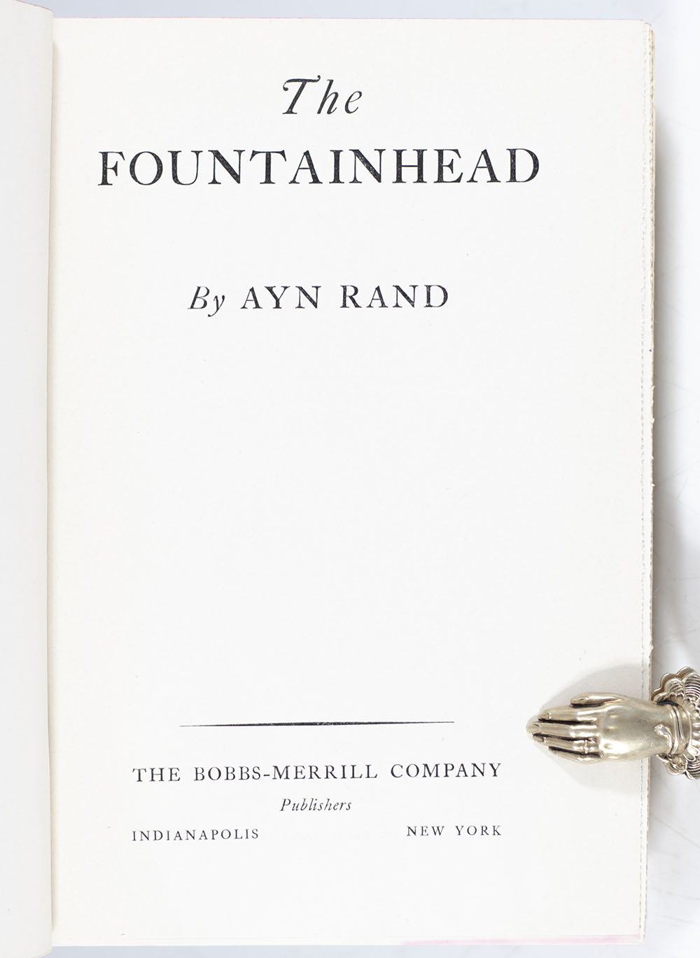 The Fountainhead.