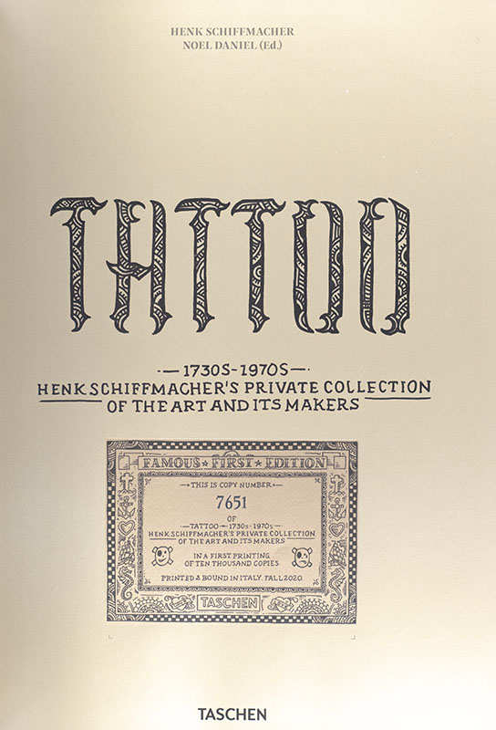 Tatoo: 1730s-1970s. Henk Schiffmacher's Private Collection.