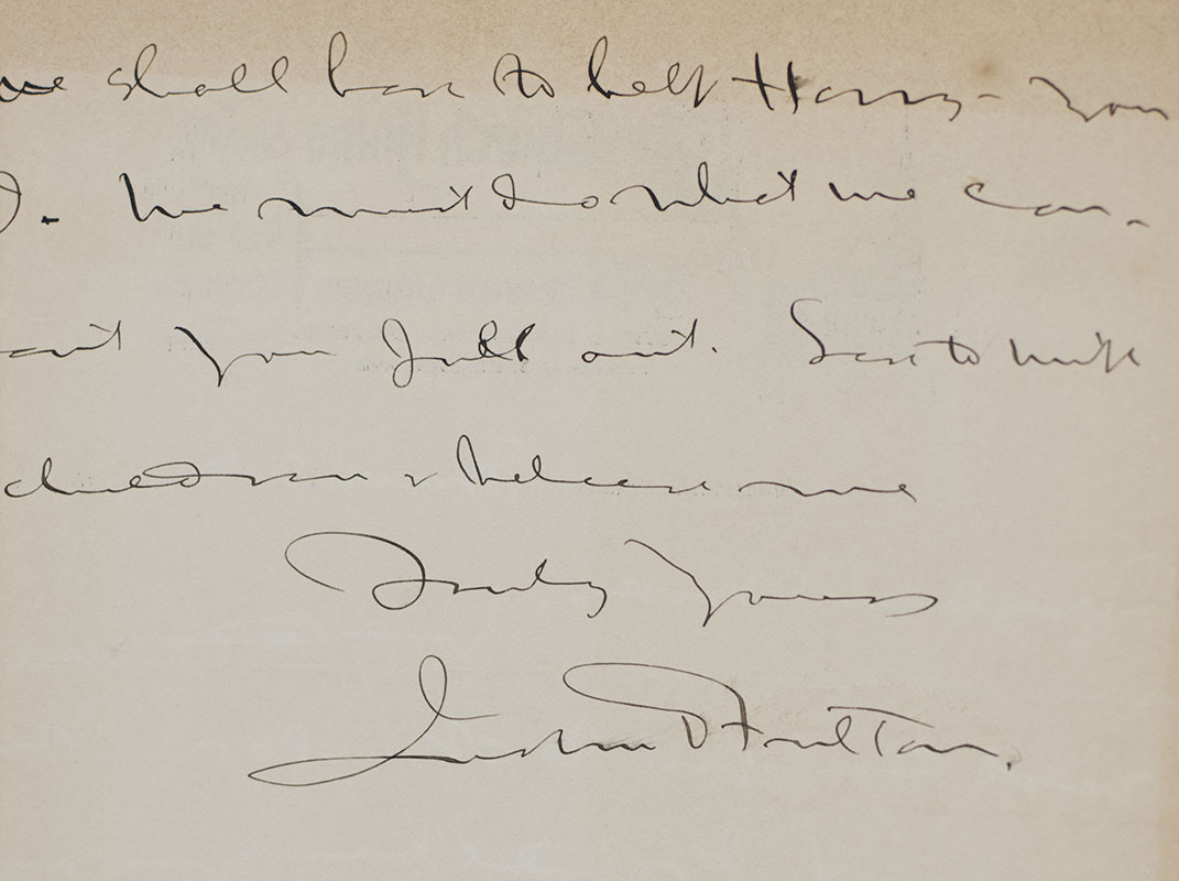 19th and 20th Century American Clergymen Autograph and Signed Letter Collection.