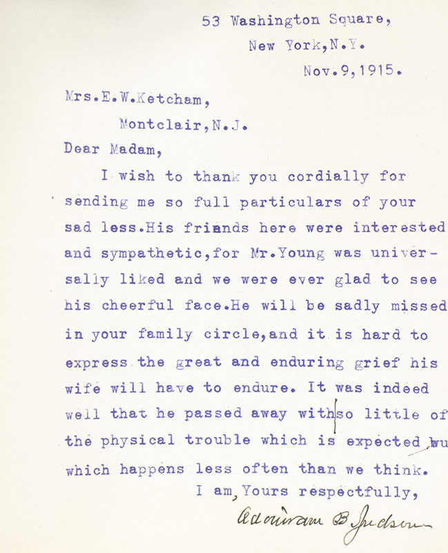 19th and 20th Century American Clergymen Autograph and Signed Letter Collection.