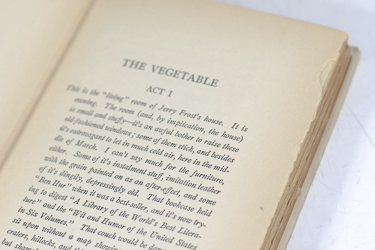 The Vegetable: Or, From President To Postman.