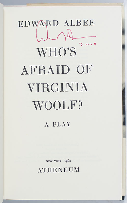 Who's Afraid of Virginia Woolf?