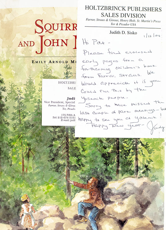 John Muir Ephemera Collection.