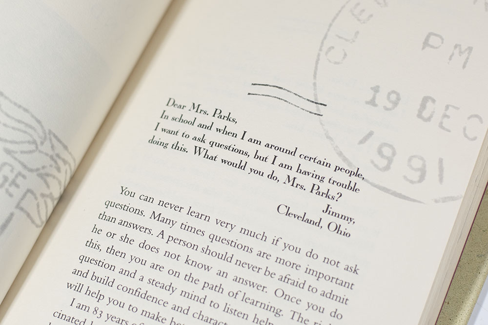 Dear Mrs. Parks: A Dialogue with Today's Youth.