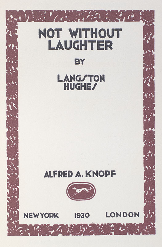 Not Without Laughter.