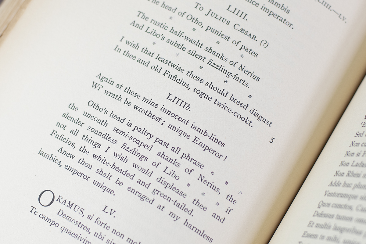 The Carmina of Caius Valerius Catullus.