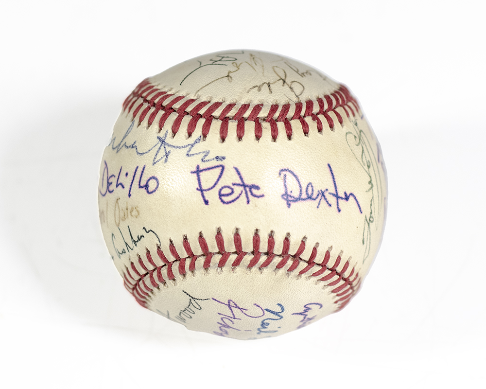 Modern Authors Signed Baseball.