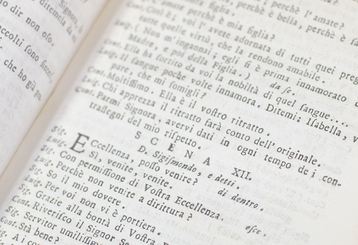 Le Commedie Del Dottore Carlo Goldoni Avvocato Veneziano Fra Gli Arcadi Polisseno Fegejo Prima Edizione Fiorentina Dell' Autore correta, riveduta, ed ampliata.