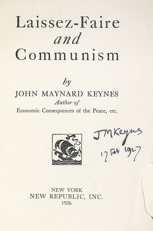 Laissez-Faire and Communism.