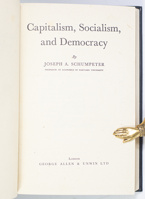 Capitalism, Socialism and Democracy.