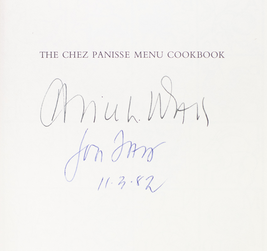 Chez Panisse Menu Cookbook.