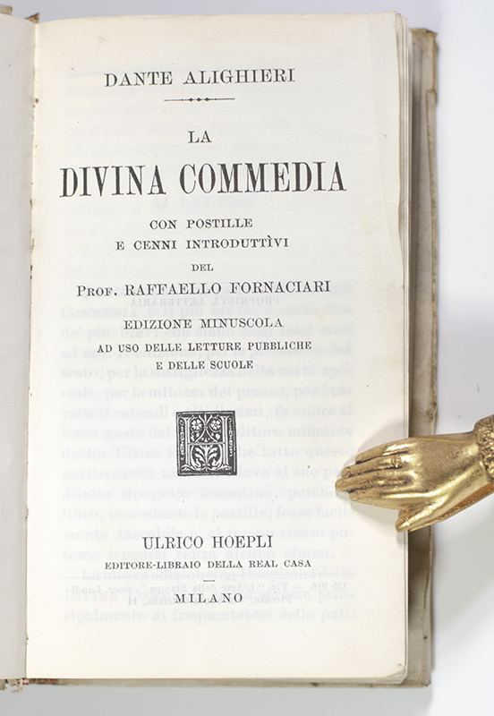 La Divina Commedia. [The Divine Comedy]. - Raptis Rare Books