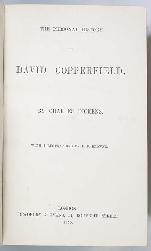 The Personal History of David Copperfield.