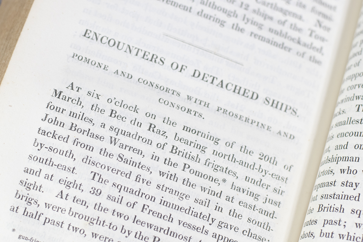 A Full and Correct Account of the Chief Naval Occurrences of the Late War Between Great Britain and The United States of America; Preceded by a Cursory Examination of the American Accounts of Their Naval Actions Fought Previous to That Period.