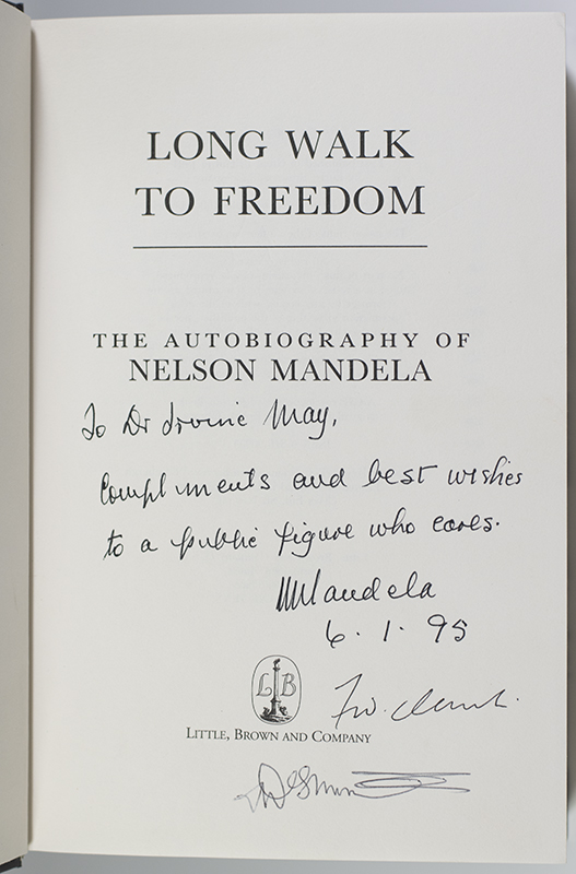 Long Walk To Freedom: The Autobiography of Nelson Mandela.