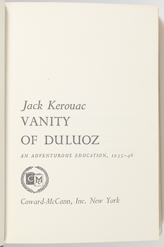 Vanity of Duluoz.