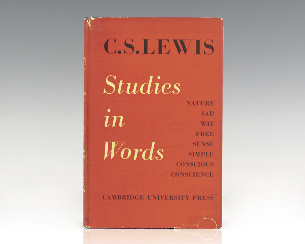 Cambridge Studies in Words Book　ハードカバー Studies in Words. - Raptis Rare Books | Fine Rare and Antiquarian
