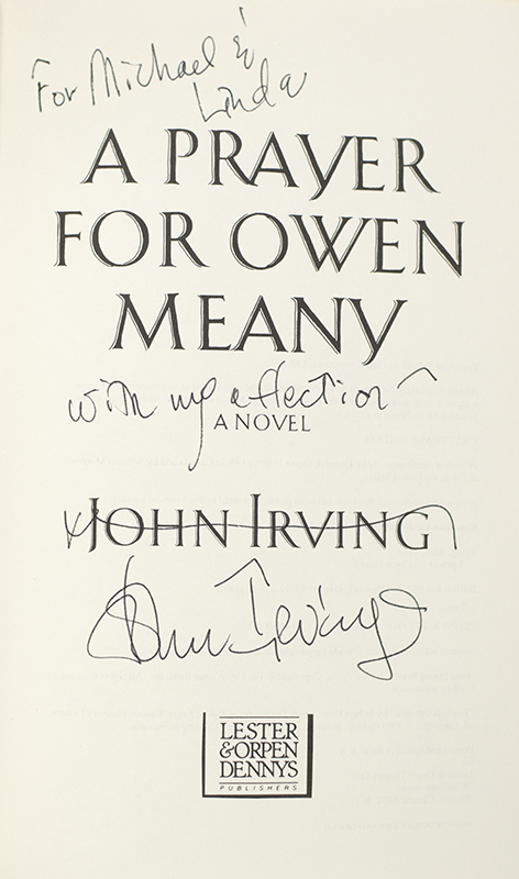 A Prayer For Owen Meany.
