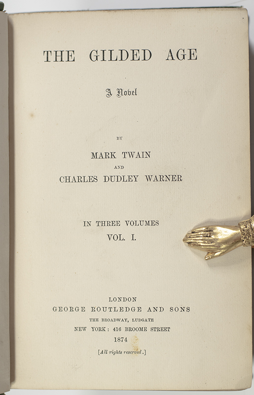 The Gilded Age: A Novel.