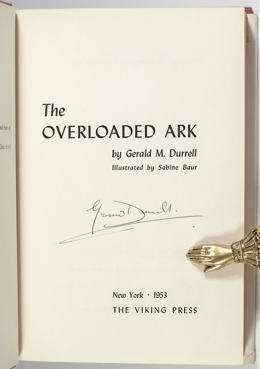 The Overloaded Ark.