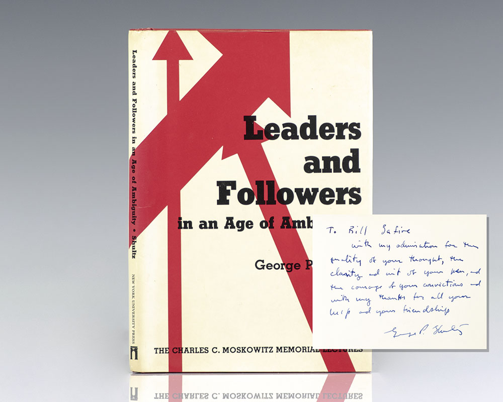 The Age Of Ambiguity Leaders and Followers in an Age of Ambiguity: The Charles C. Moskowitz Memorial Lectures. - Raptis Rare Books | Fine Rare and Antiquarian First Edition Books for Sale