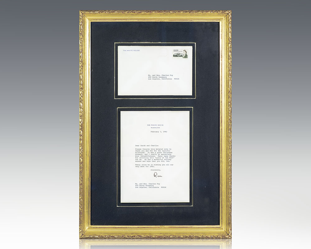 Ronald Reagan Typed Letter Signed.