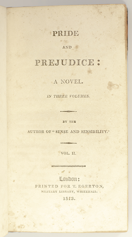 Pride and Prejudice.