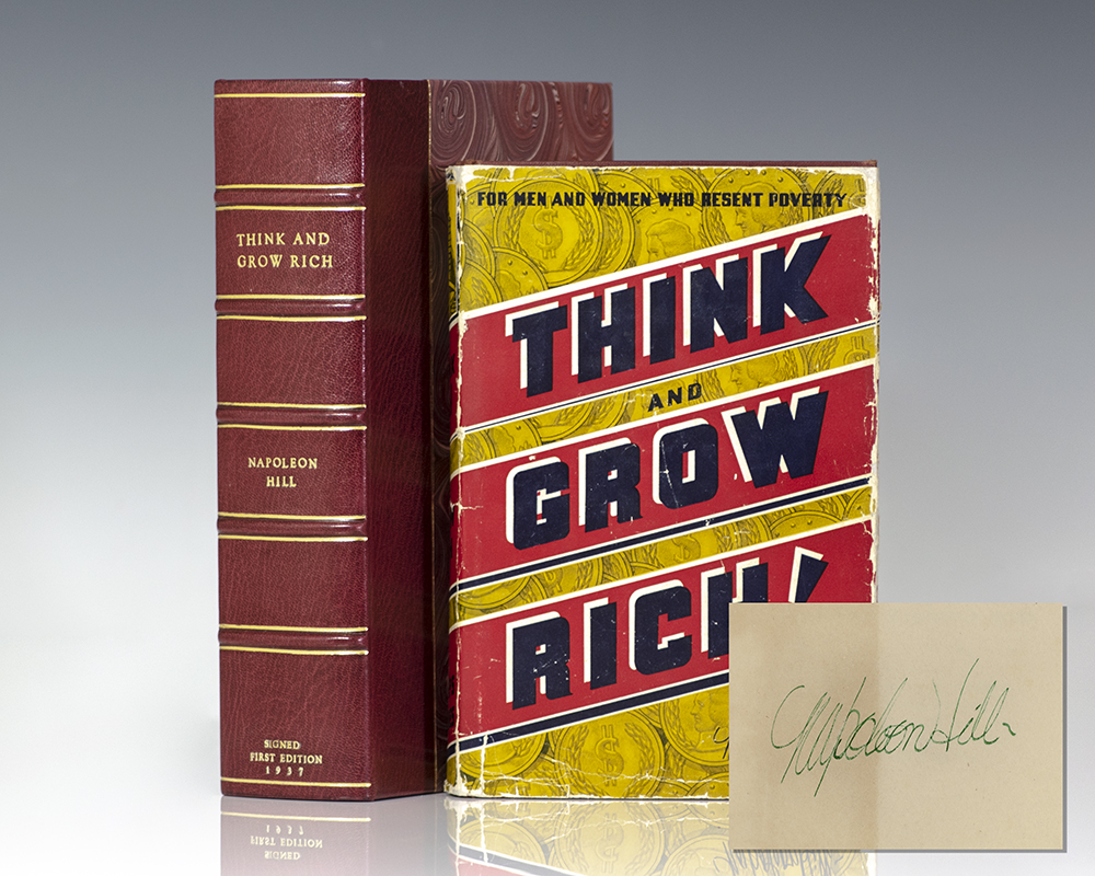 Think and Grow Rich Napoleon Hill First Edition Signed