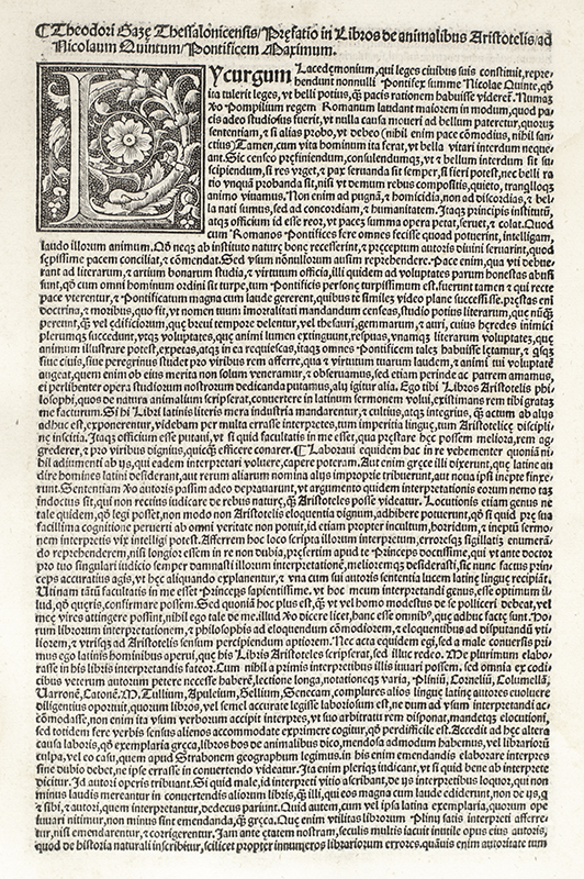 Aristoteles de Animalibus.