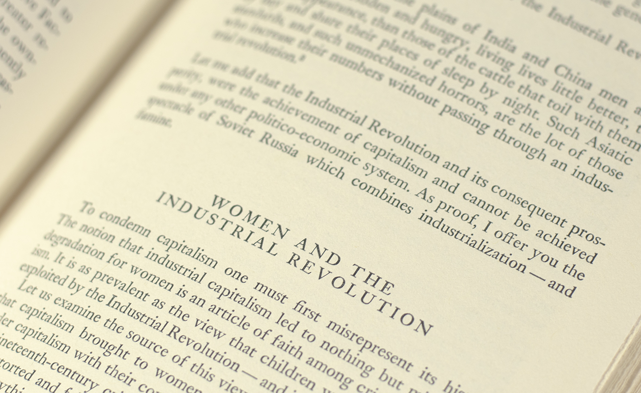 Capitalism: The Unknown Ideal.