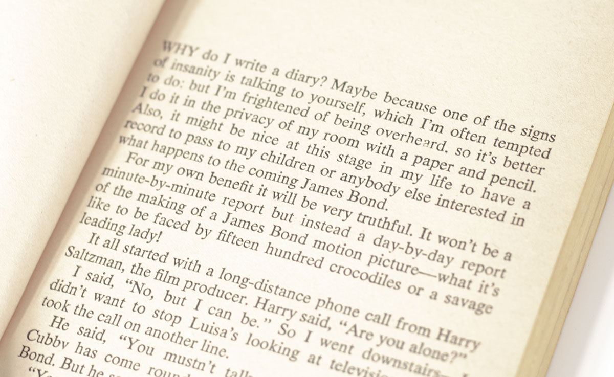 Roger Moore's James Bond Diary.
