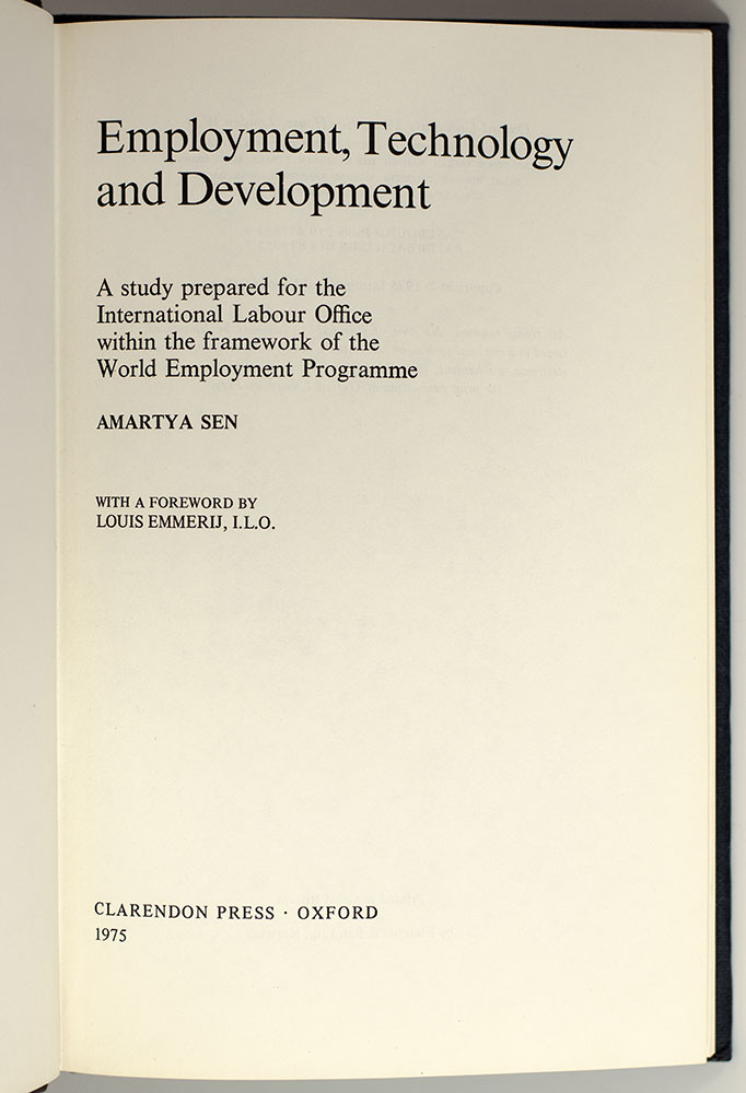 Employment, Technology and Development.
