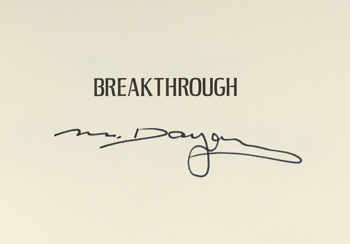 Breakthrough: A Personal Account of the Egypt-Israel Peace Negotiations.