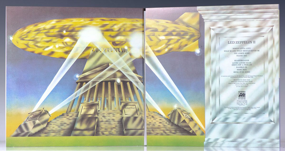 David Juniper Signed Led Zeppelin II Album. - Raptis Rare Books