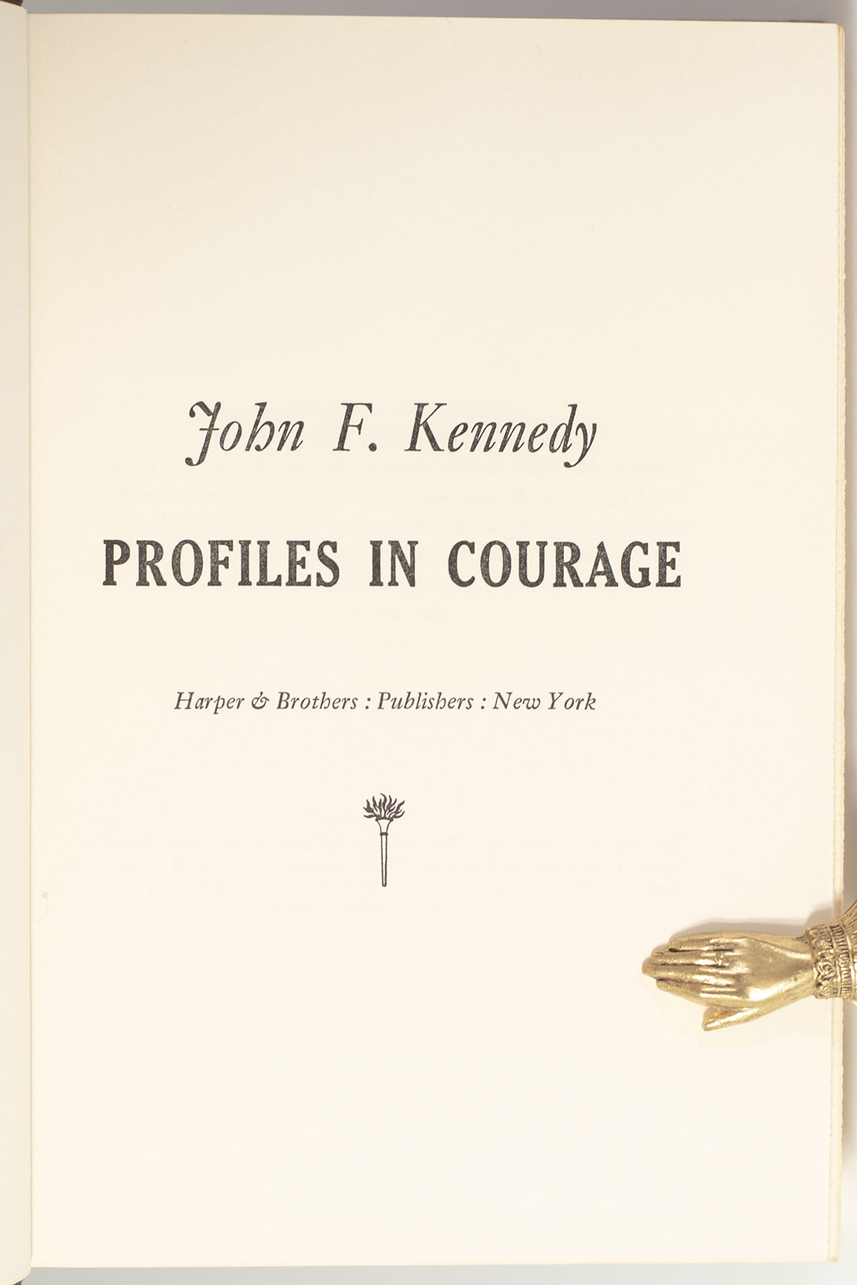 Profiles In Courage.