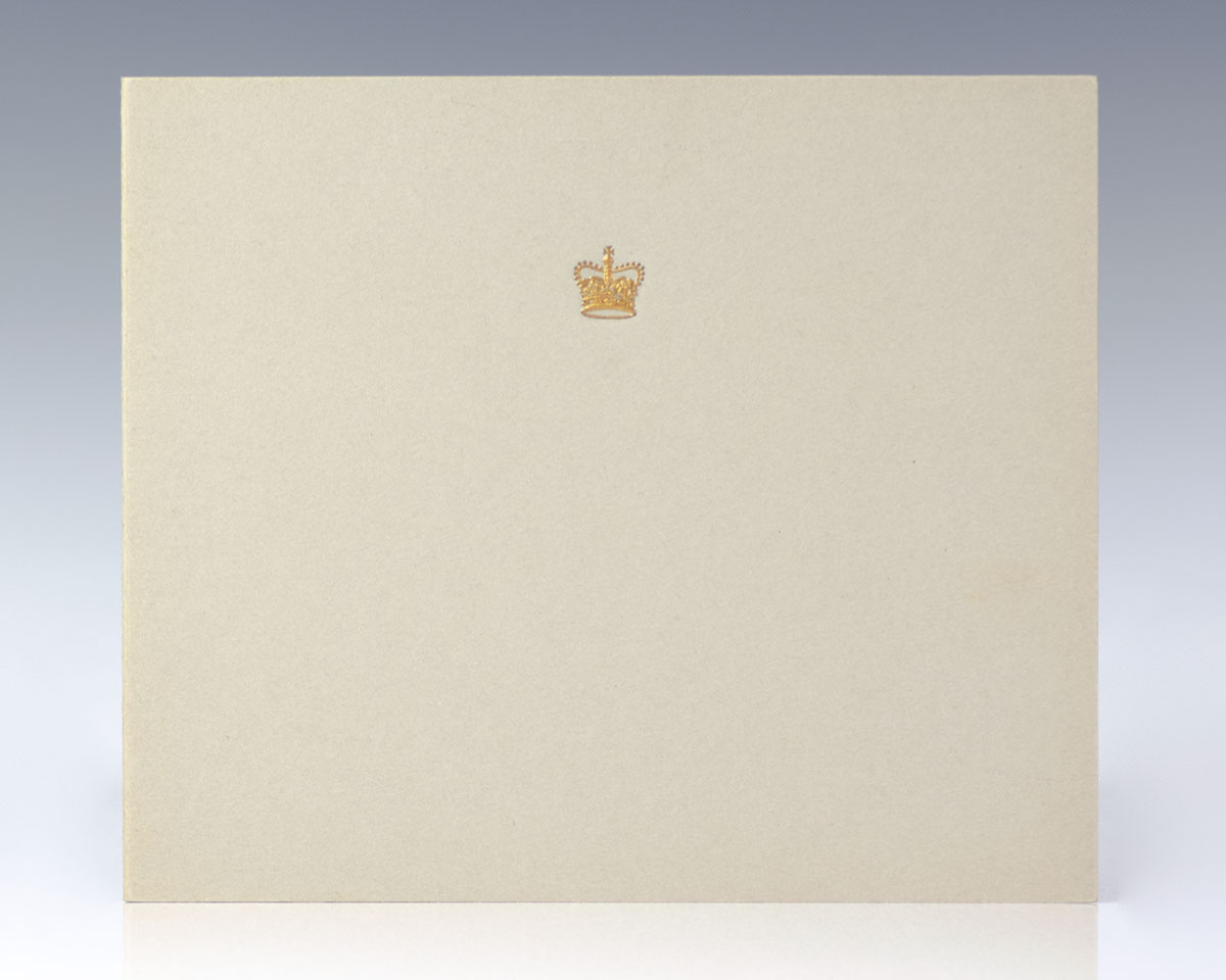 Queen Elizabeth II and Prince Philip Signed Royal Christmas Card.