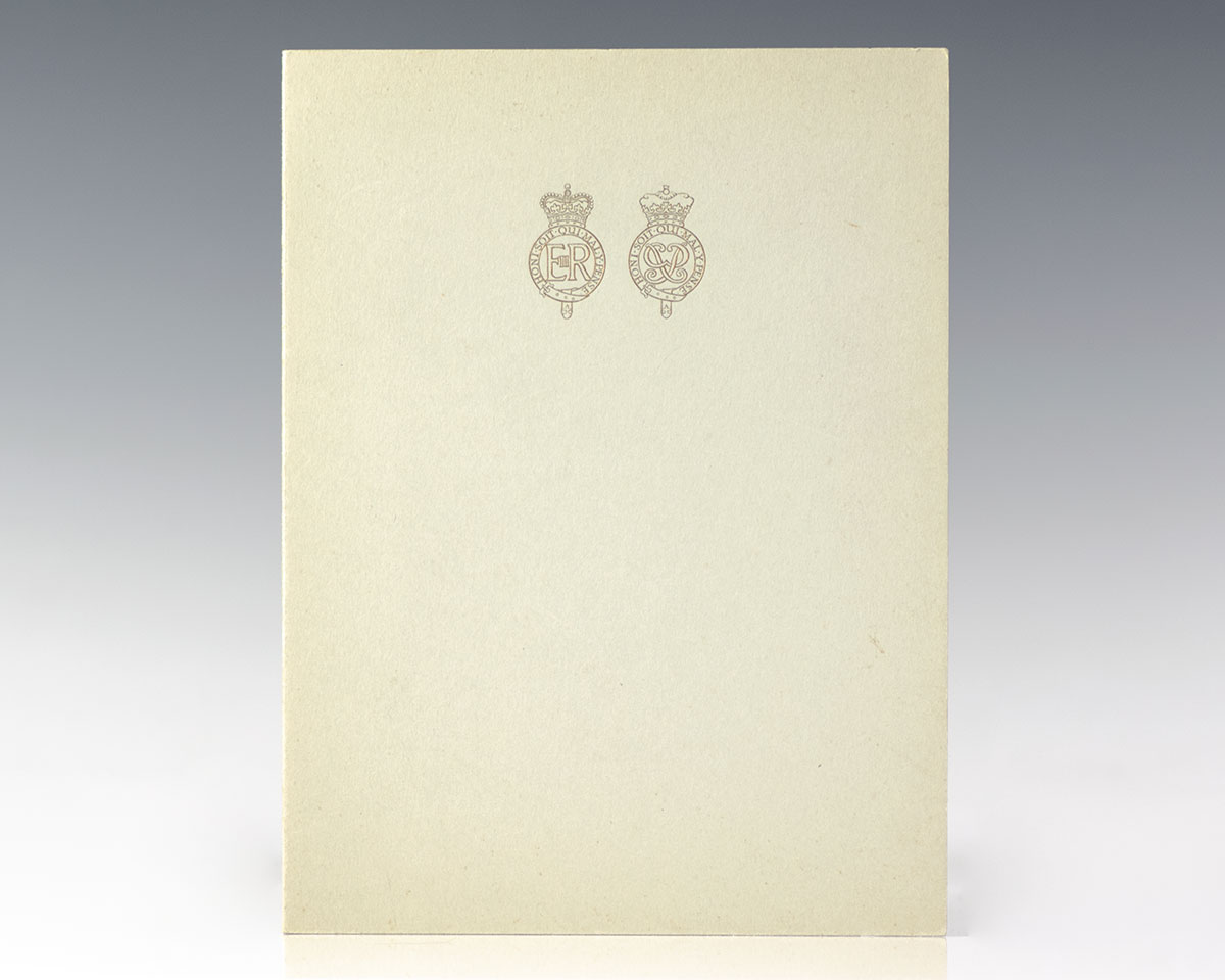 Queen Elizabeth II and Prince Philip Signed Royal Christmas Card.