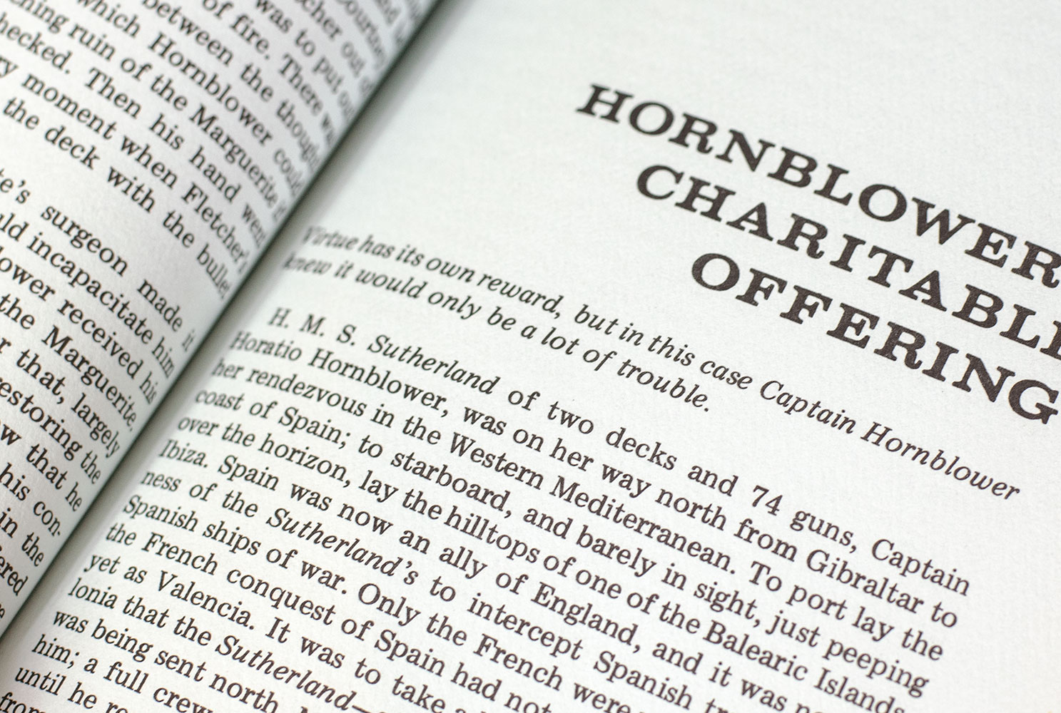 Hornblower One More Time.