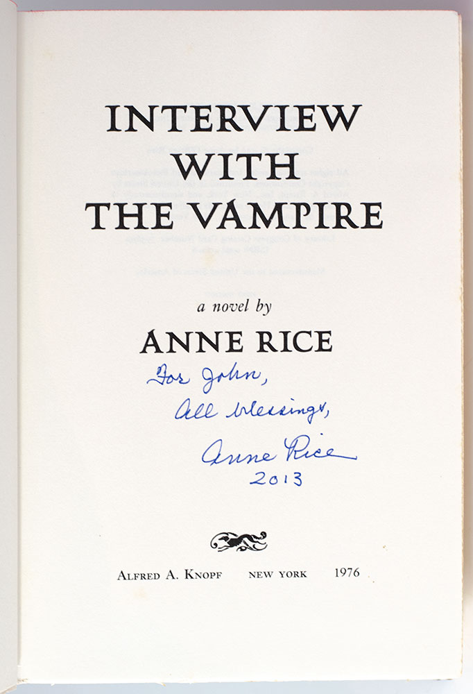 Interview With The Vampire.